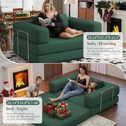 4 in 1 Convertible Sofas Boneless Couches - Image 5