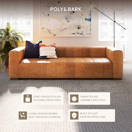 Poly & BARK Canale 99” Sofa – Modern 3-Seater Couch - Image 5