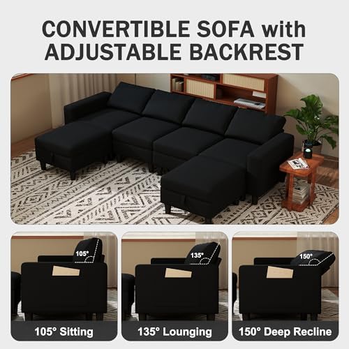 110" Modular Sectional Sofa - Image 4