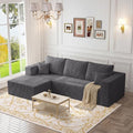 108" Modular Sectional Sofa, L-Shaped Cloud Couch by ICCEQUEEFURNITURE