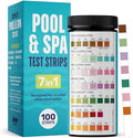 JNW Direct Pool Test Strips for Pools and Spas - 7 in 1 Water Test 100 Pack by JNWDirect