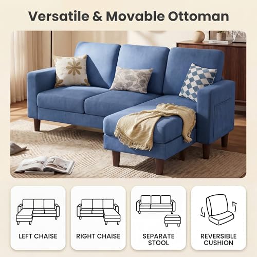Homall 72" L Shaped Sofa Couches - Image 3