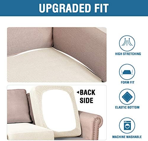H.VERSAILTEX Super Stretch Individual Seat Cushion Cover Sofa Covers Couch - Image 6
