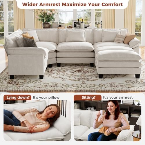 CDCASA 117" Oversized Modular Sectional Sofa - Image 6