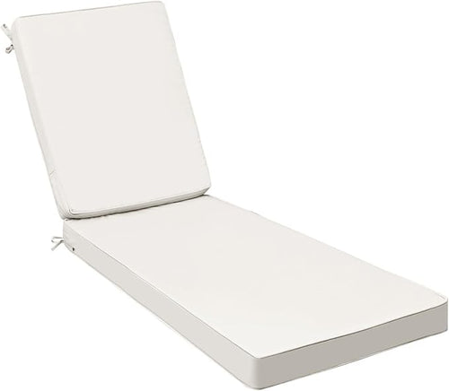 AAAAAcessories Outdoor Chaise Lounge Cushions, Fade-Resistant, Waterproof Patio by AAAAAcessories