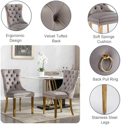 45” Round Dining Table Set For 4, Kitchen Table - Image 7