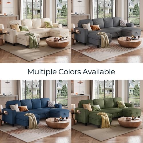 LINSY HOME Pull Out Sofa Bed Sectional Sleeper Sofa - Image 5