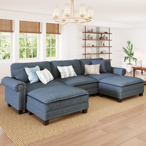 PHI VILLA 116" Oversized Modular Sectional Couch U Shaped by PHIVILLA