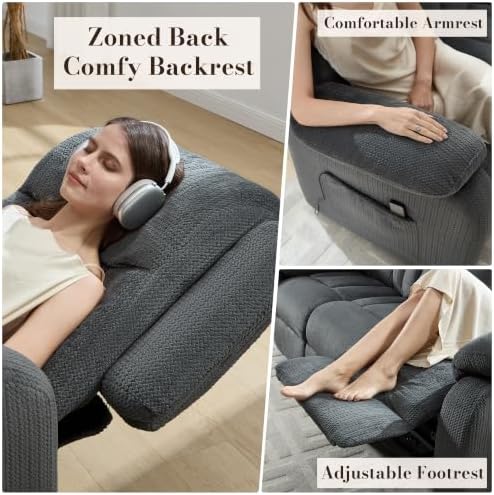 3 Seater Power Reclining Sofa, Electric Recliner Couch - Image 6