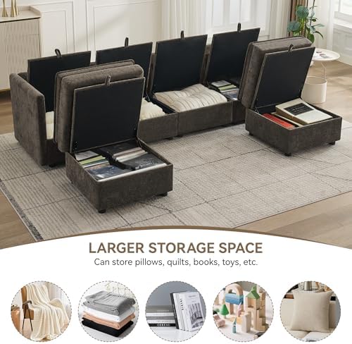 105" Sectional Modular Couch - Image 4