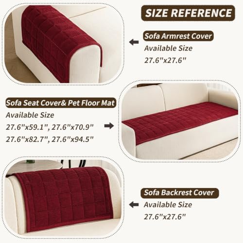 Couch Covers for Dogs, Non Slip Washable Pet Couch Covers for Sofa - Image 4