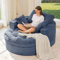 MAXYOYO Oversized Round Chaise Lounge Sofa, Boneless Chair by MAXYOYO
