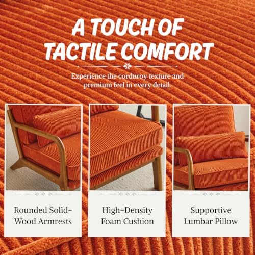 Karl home Mid-Century Modern Accent Reading Chair - Image 5