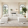 118 Inch Oversized U-Shaped Boneless Cloud Sectional Couch by Yimilife