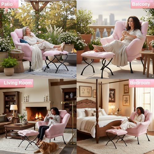 LITA Lazy Chair, Comfy Accent Reading Chair - Image 6