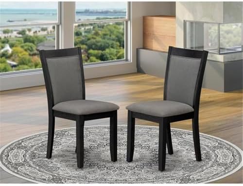 East West Furniture MZC6T50 Monza Parson Dining Room Chairs - Image 2