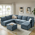 HULALA HOME Modular Sectional Sofa by HULALAHOME
