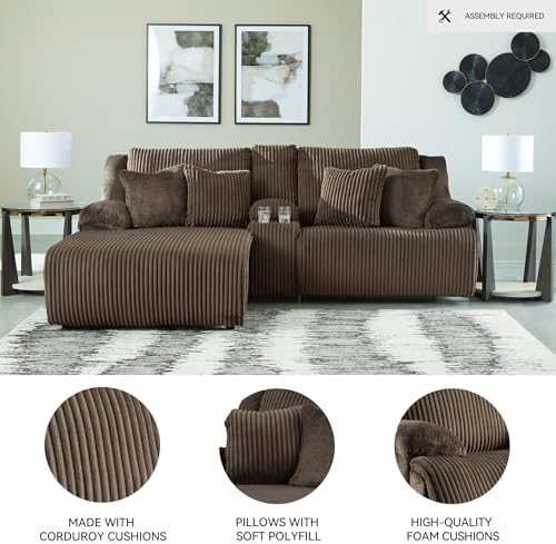 Signature Design by Ashley Top Tier Reclining Sectional Sofa - Image 4