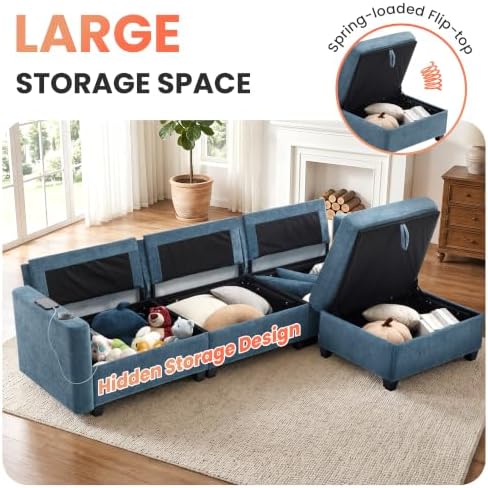 110" Modular Sectional Couch - Image 3