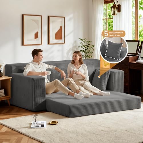 Boneless Couches 70 inch, 3 Seater Boneless Couch - Image 4