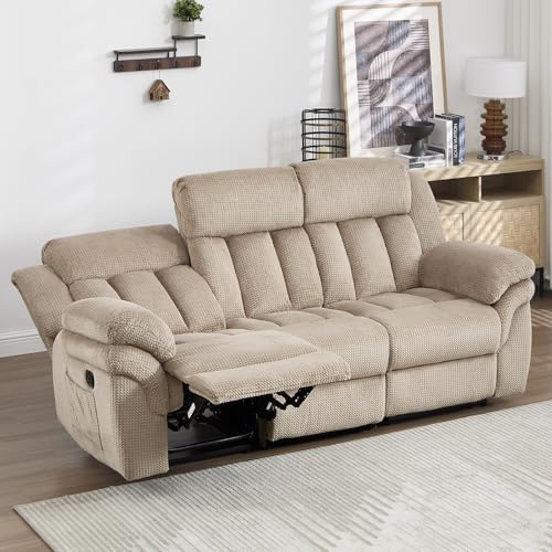 CANMOV Recliner Sofa Set, Manual Reclining Sofa - Image 4