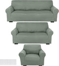 Peryiter 3 Pcs Couch and Loveseat Covers Set Sofa Cover by Peryiter