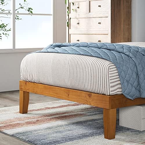 Zinus Alexia Wood Platform Bed Frame, Solid Wood Foundation, No Box Spring - Image 4