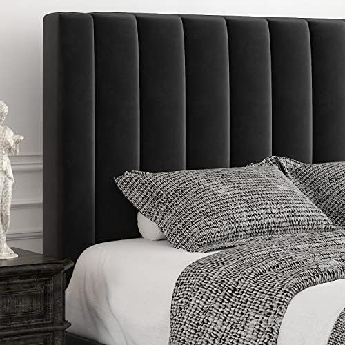 Allewie Queen Bed Frame/Velvet Upholstered Bed Frame - Image 3