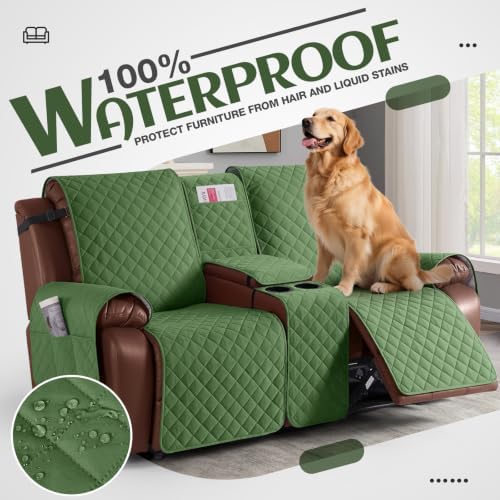 KinCam 100% Waterproof Loveseat Recliner Cover - Image 3