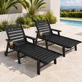2 Pack HDPE Lounge Chair Outdoor by Garvee