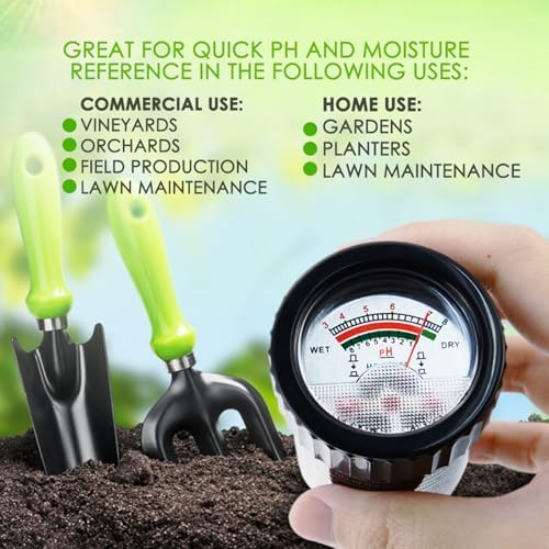 Soil PH Meter, Soil Moisture Sensor Meter, Soil PH Tester Gardening Tool Kits - Image 5