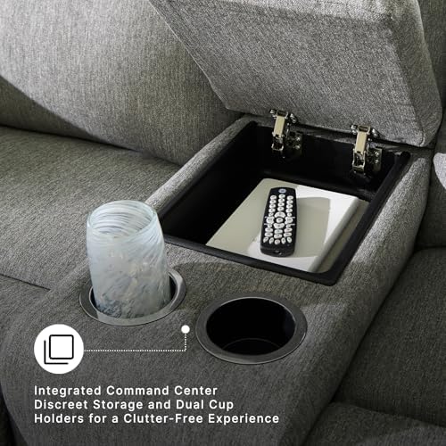 Signature Design by Ashley Reclining Loveseat Sofa Couch - Image 5