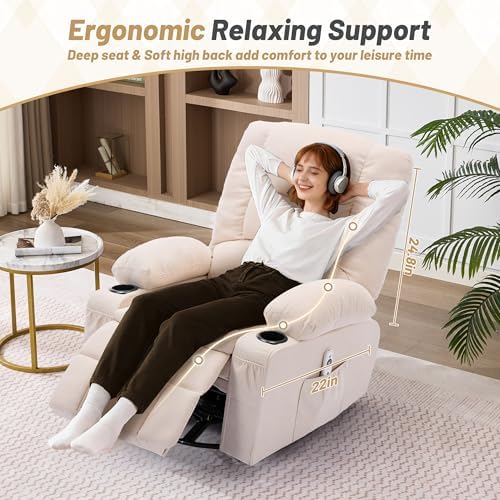 Oversized Swivel Rocker Recliner Chair - Image 5
