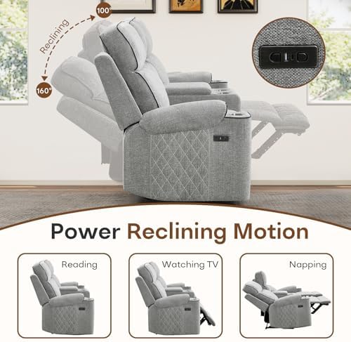 HAOMARKETS 3-Piece Power Recliner Sofa Set - Image 3