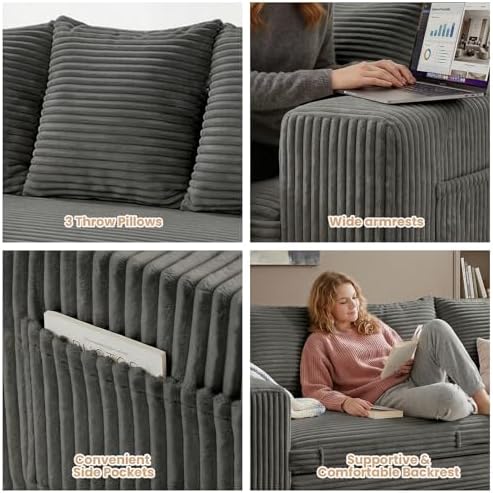 Boneless Couch Sofa Bed, Pull Out Couch Bed - Image 4