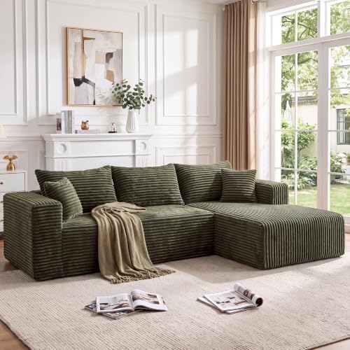 92.5" L Shaped Boneless Couches by Tekirose