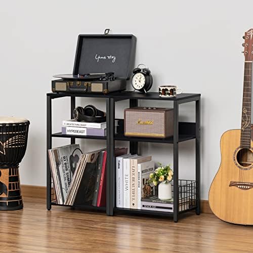 LELELINKY Black End Table, Small Side Table - Image 4