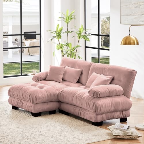 Modular Sectional Sofa for Living Room, 94.4" L-Shaped Comfy Couch - Image 3