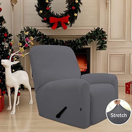 Easy-Going Recliner Stretch Sofa Slipcover Sofa Cover 4-Pieces Furniture - Image 2