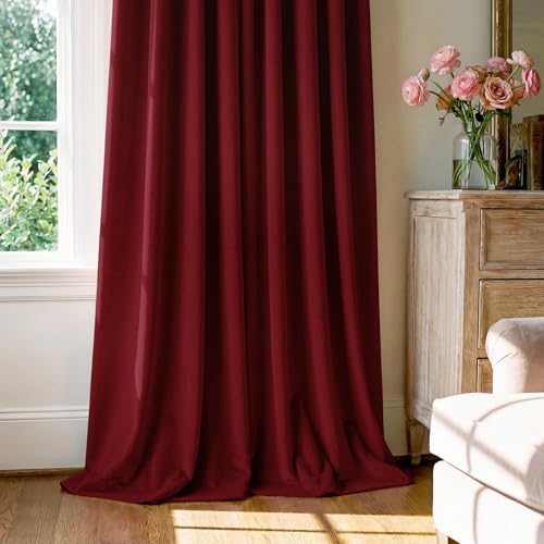StangH Red Velvet Curtains Extra Long - Image 7