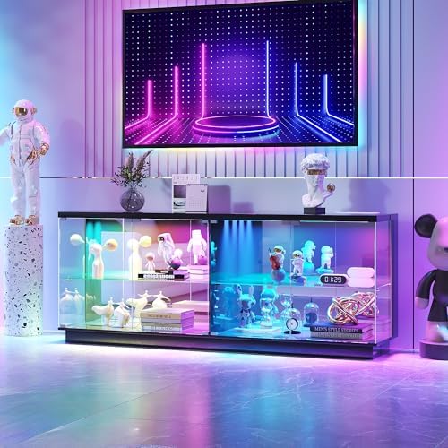 HNEBC 71" Glass Display TV Cabinet by HNEBC