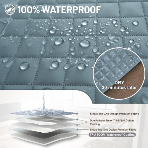 Waterproof Sectional Reclining Couch Covers L Shaped Recliner Sectional Sofa - Image 4
