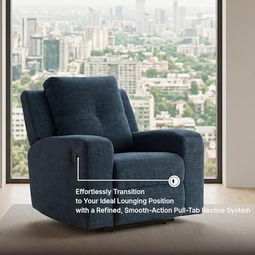 Signature Design by Ashley Danum Contemporary Manual Tufted Wall Hugger Recliner - Image 5