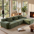 GRUSIGN 108'' Modular Boneless Sofa, Sectional Couch by GRUSIGN
