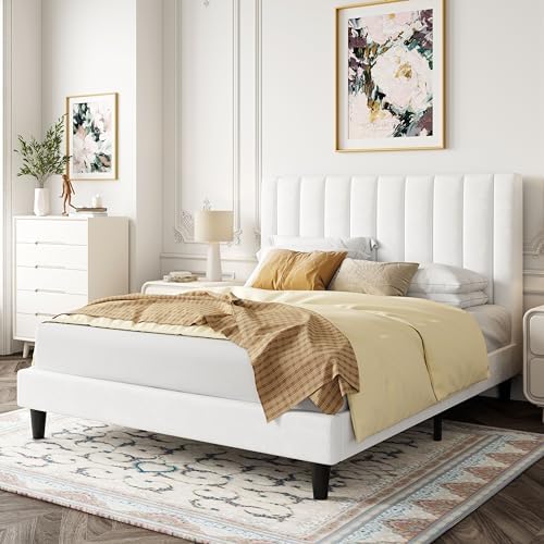 Allewie Queen Bed Frame/Velvet Upholstered Bed Frame - Image 3