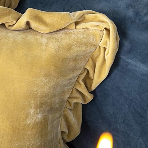 GLORY SEASON Velvet Throw Pillow Cover Soft Decorative Luxurious Solid Square - Image 5