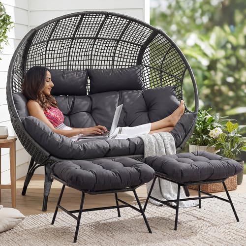 NICESOUL Luxury Double Egg Chair by NICESOUL