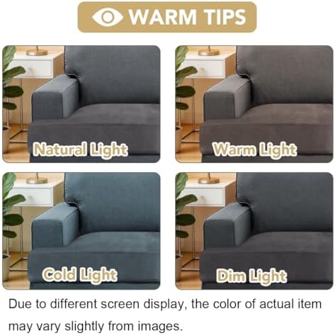 H.VERSAILTEX Stretch Velvet T Cushion Chair Covers - Image 4