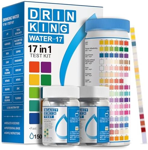 AAwipes Drinking Water Test Strips 150 + 2 Bacteria Tester Kits, Complete by AAWipes