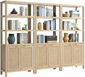 SICOTAS 71" Tall Rattan Bookshelf by SICOTAS